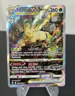 2023 Pokemon Leafeon VStar Crown Zenith Galarian Gallery GG35/GG70 Card NM - Image 1