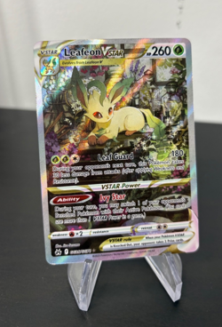 2023 Pokemon Leafeon VStar Crown Zenith Galarian Gallery GG35/GG70 Card NM - Image 3