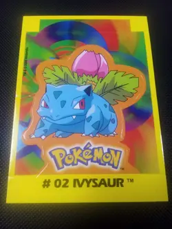 2000 Pokemon Navarrete Kanto Peru Buildable Card Ivysaur #02 Vintage US Seller - Image 1