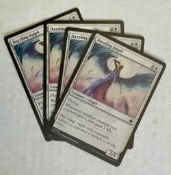 Dazzling Angel Foundations Regular X4 Magic The Gathering - Image 1