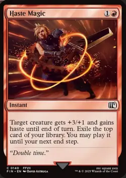 Haste Magic Final Fantasy Foil - Image 1
