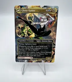 MTG Marvel Spiderman Gwen Stacey Ghost Spider Borderless Non Foil 0202 - Image 2