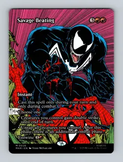 Magic the Gathering - Savage Beating (Borderless) (MAR) #26 - Image 1