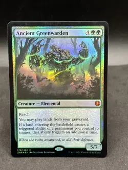 Ancient Greenwarden - FOIL - Zendikar Rising ZNR - *NM* MtG - Image 1