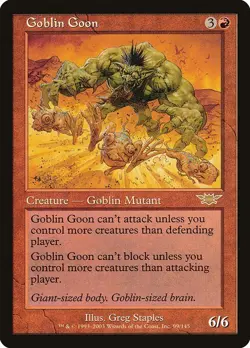 Goblin Goon 1x MtG Legions LGN SP/NM - Image 1