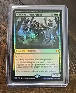 MTG - ANCIENT GREENWARDEN Foil - Zendikar Rising - Mythic - Mint - Image 1
