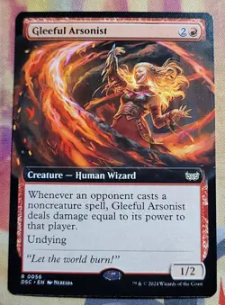 Gleeful Arsonist (Extended Art) MTG Commander: Duskmourn (DSC) (NM) - Image 1