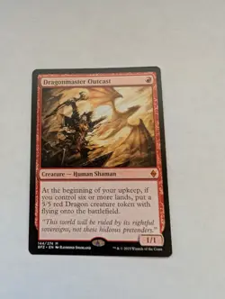 Dragonmaster Outcast Battle for Zendikar Regular MTG - Image 1