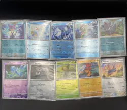 Pokemon TCG White Flare Pokeball Pattern Lot Of 10 - All Unique - NM - Image 1