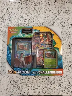 Pokemon TCG Sun Moon Base Set GX Challenge Box Promo New Factory Sealed - Image 1