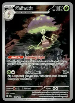 2024 Scarlet & Violet Series - Surging Sparks Shiinotic Illustration Rare #194 - Image 1