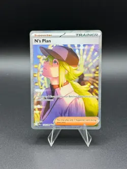 💥N's Plan Special Illustration Rare Holo #170/066 Pokemon Black Bolt💥 - Image 1