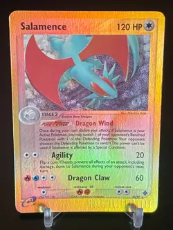 Pokemon Salamence 10/97 ex Dragon Reverse Holo Rare MP - Image 1