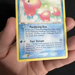 Luvdisc 14/17 POP Series 2 Promo Pokemon Card Non-Holo Small crease - Image 4