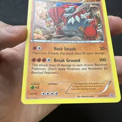 Groudon 84/160 Cracked Ice Holo Primal Clash Pokemon Card - Image 3