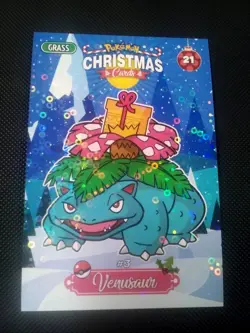 Pokemon 2024 Peru DKV Collectoons Christmas Set #21 Venusaur Holo US Seller - Image 1
