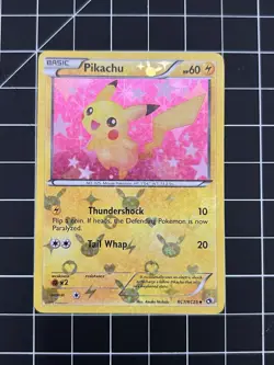 Pikachu [Reverse Holo] #RC7/RC25 | 2013 Pokemon Legendary Treasures (LP) - Image 1
