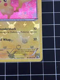 Pikachu [Reverse Holo] #RC7/RC25 | 2013 Pokemon Legendary Treasures (LP) - Image 4