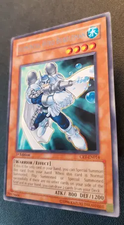 Yu-Gi-Oh! Elemental Hero Bubbleman CRV-EN014 Cybernetic Revolution 1st Ed. NM - Image 3