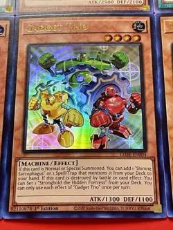 3x Gadget Trio + Magician Of Black Magic + Ties That Bind + Silence | YuGiOh! - Image 5