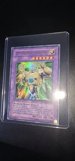 YUGIOH Elemental Hero Thunder Giant TLM-EN036 Ultra Rare 1st Edition LP - Image 1