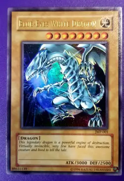 Yugioh 3x Blue-Eyes White Dragon JMP-001 - ULTRA RARE - Image 5