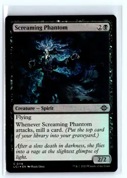 FOIL Screaming Phantom Lost Caverns of Ixalan - MTG Magic the Gathering Card - Image 1