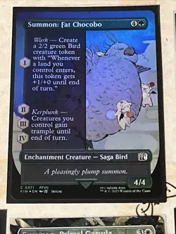 Final Fantasy Mtg Borderless Summon Card Lot 13x Cards All Near Mint No Dupes - Image 2