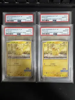 Pikachu Illustration Contest 2024 PSA 10 PROMO SV-P #242 Pokemon Card - Image 2