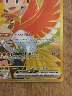 Ethans Ho Oh 239/182 Destined Rivals Pokemon Card Good Hyper Rare - Image 5