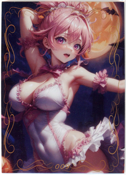 ❤DOROTHY - HALLOWEEN Goddess Anime Waifu Card - PEACH BLOSSOM BEAM 009 - Image 1