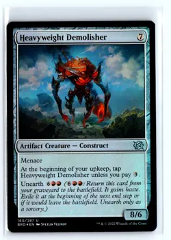 FOIL Heavyweight Demolisher The Brothers' War - MTG Magic the Gathering Card - Image 1