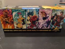 Dragon Ball Super Card Game Fusion World 1st Anniversary Bundle Set Sealed - Image 1