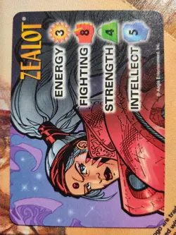 OverPower Marvel Image Aegis WildStorm 1998 Zealot Hero Character Card Rare LP - Image 1