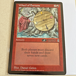 MTG Magic The Gathering - Wheel of Fortune - Oversize 6x9 Radiant Season Card - Image 1