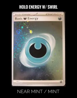 Pokemon Card 151 TCG Legit HD Cosmo Holo Dark Energy With 3 Swirl - Image 1