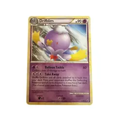 Drifblim Pokemon Card 12/90 2010 Rising Rivals Played Condition MP/LP - Image 1
