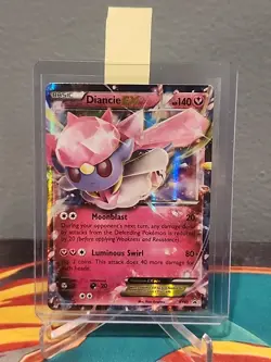 Diancie EX XY43 Black Star Promo Pokemon Card MP See Description - Image 5
