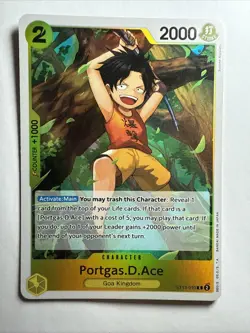 One Piece Card Game The Three Brothers ST13-010 Portgas D Ace Foil English - Image 1