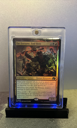 MTG Far Fortune, End Boss (Foil) - Aetherdrift (DFT) #203 Magic the Gathering - Image 1