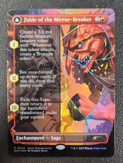 Fable of the Mirror-Breaker Store Championship Foil NM/Mint MTG - Image 1