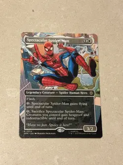 MTG Spectacular Spider-Man - Borderless, NM-Mint, English Marvel's Spider-Man - Image 1