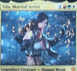 Tifa, Martial Artist 6 Foil Commander: FINAL FANTASY MTG Legendary Creature N/M - Image 2