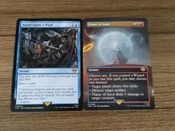 MTG: Magic the Gathering Flame of Anor BORDERLESS FOIL LP 406 LTR + Bonus READ - Image 1