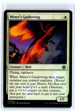FOIL Miner's Guidewing Lost Caverns of Ixalan - MTG Magic the Gathering Card - Image 1