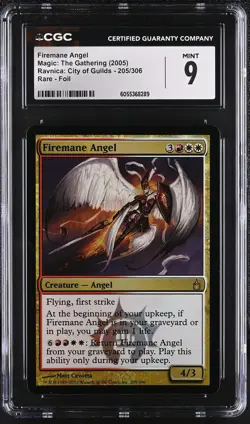 FIREMANE ANGEL Ravnica Foil Rare CGC 9 MTG [Nostalgium] - Image 1