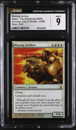 BLAZING ARCHON Ravnica Foil Rare CGC 9 MTG [Nostalgium] - Image 1