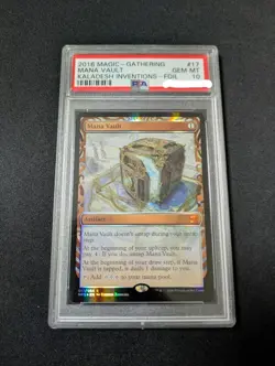 Mtg Mana Vault Part Mitsuzawa Psa 10 - Image 1