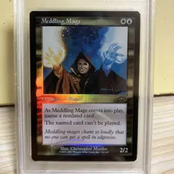 Mtg Meddling Mage Foil Psa10 - Image 2