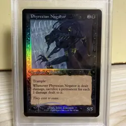 Mtg Phyrexian Negator Foil Psa9 - Image 2